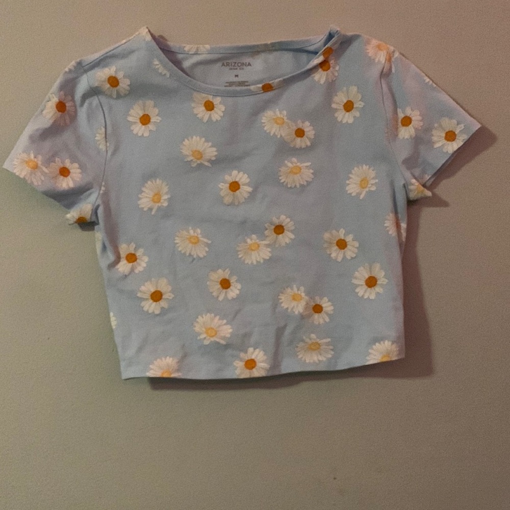 This shirt is from Arizona color light blue with flowers